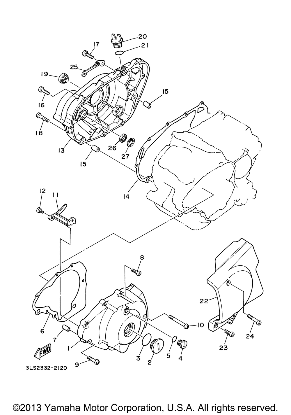 Crankcase cover 1