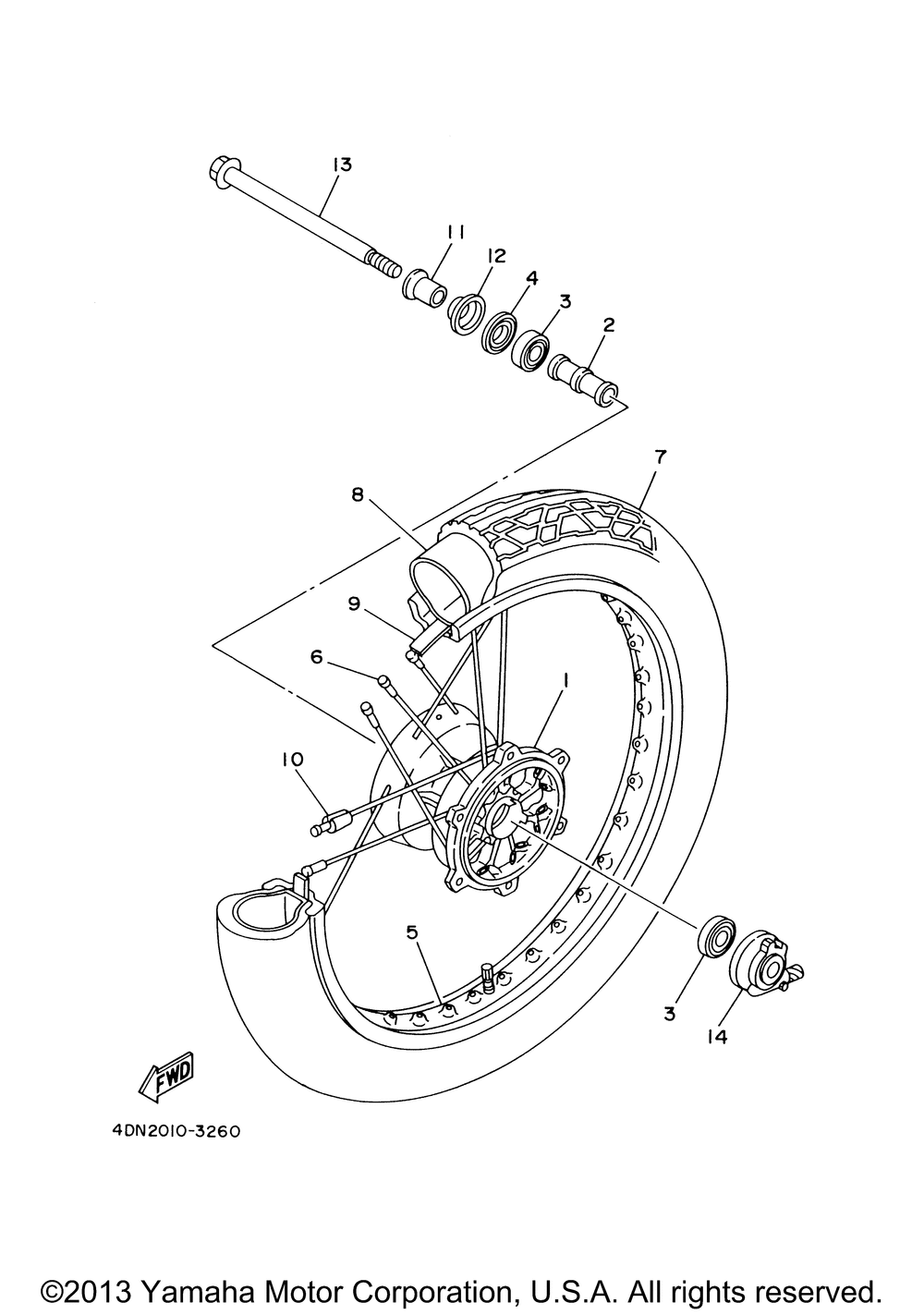 Front wheel