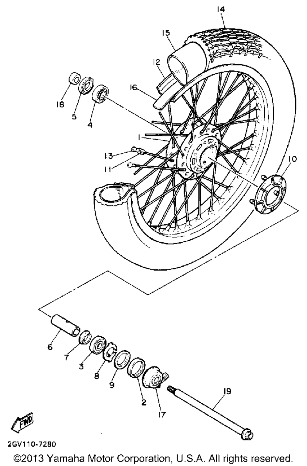 Front wheel