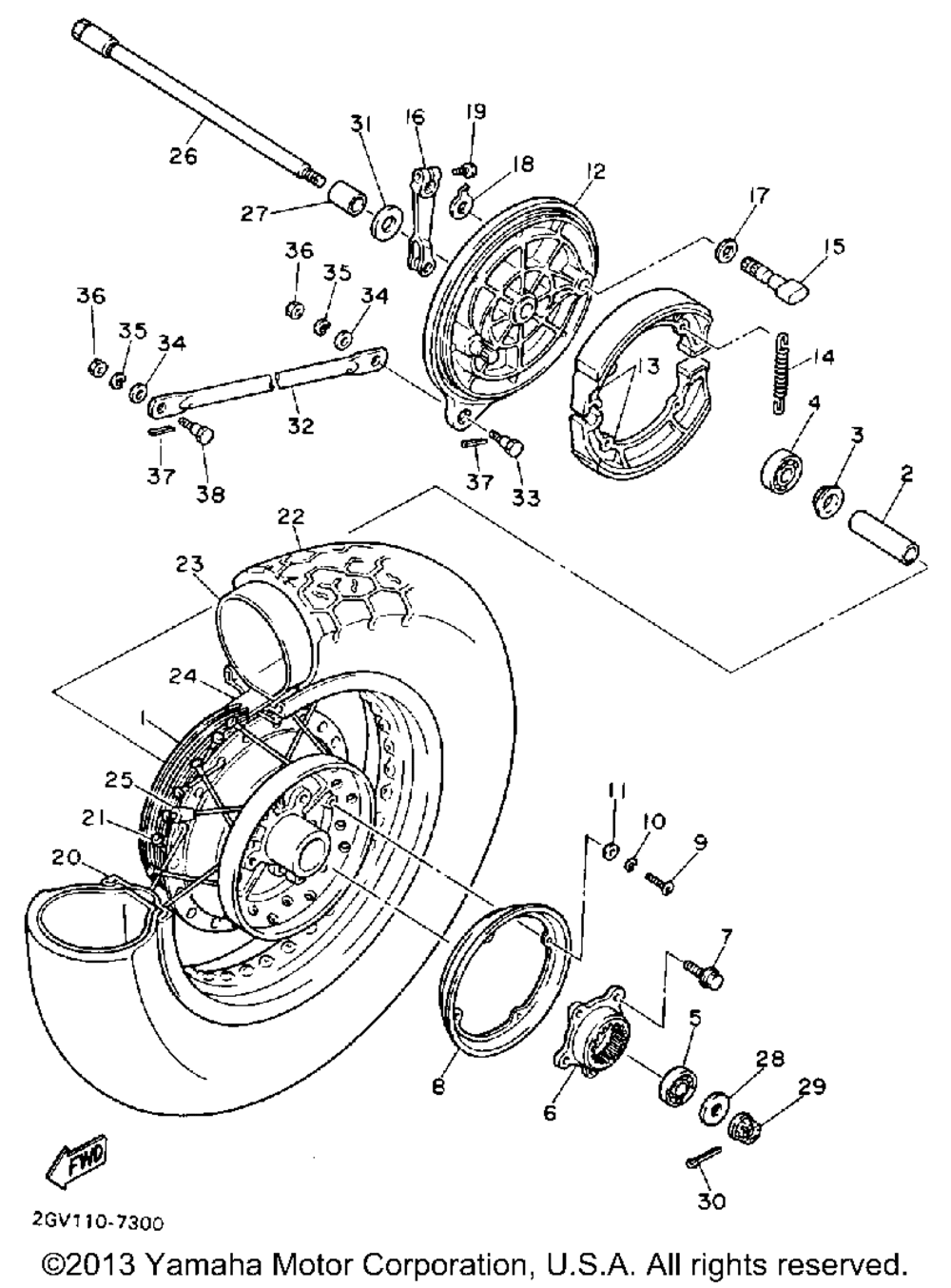 Rear wheel