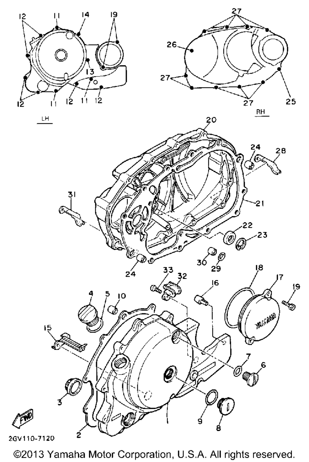 Crankcase cover 1