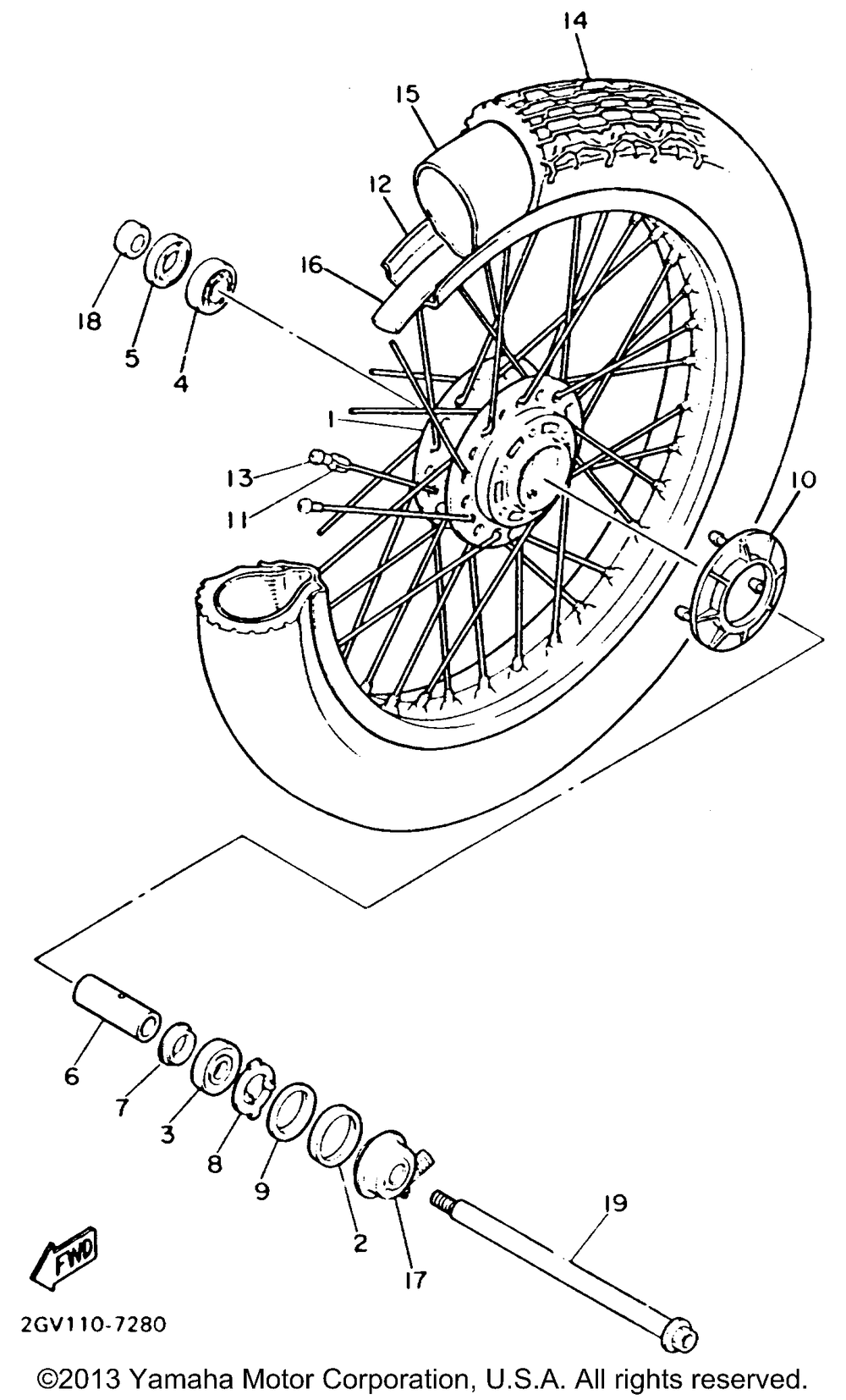 Front wheel