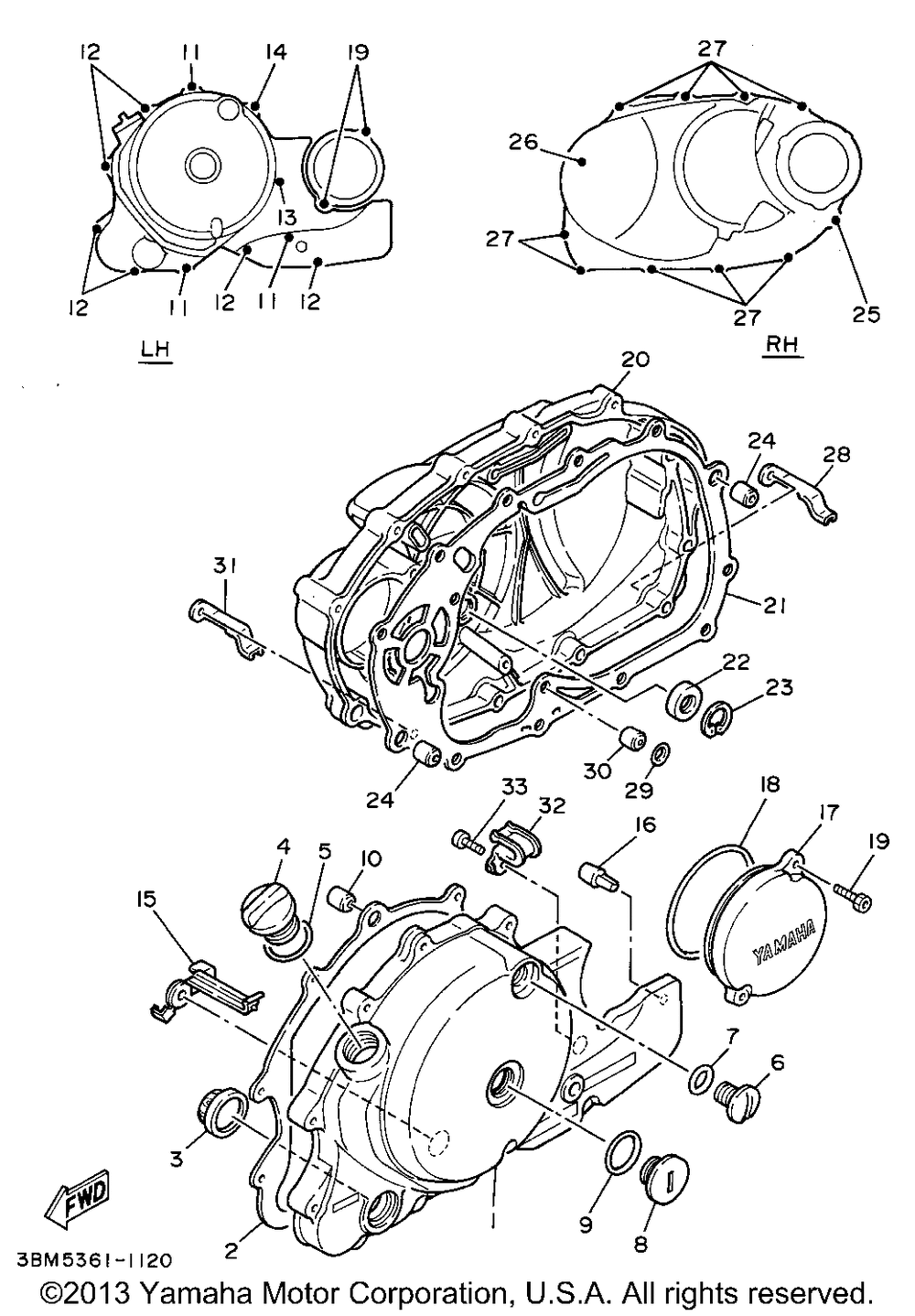 Crankcase cover 1