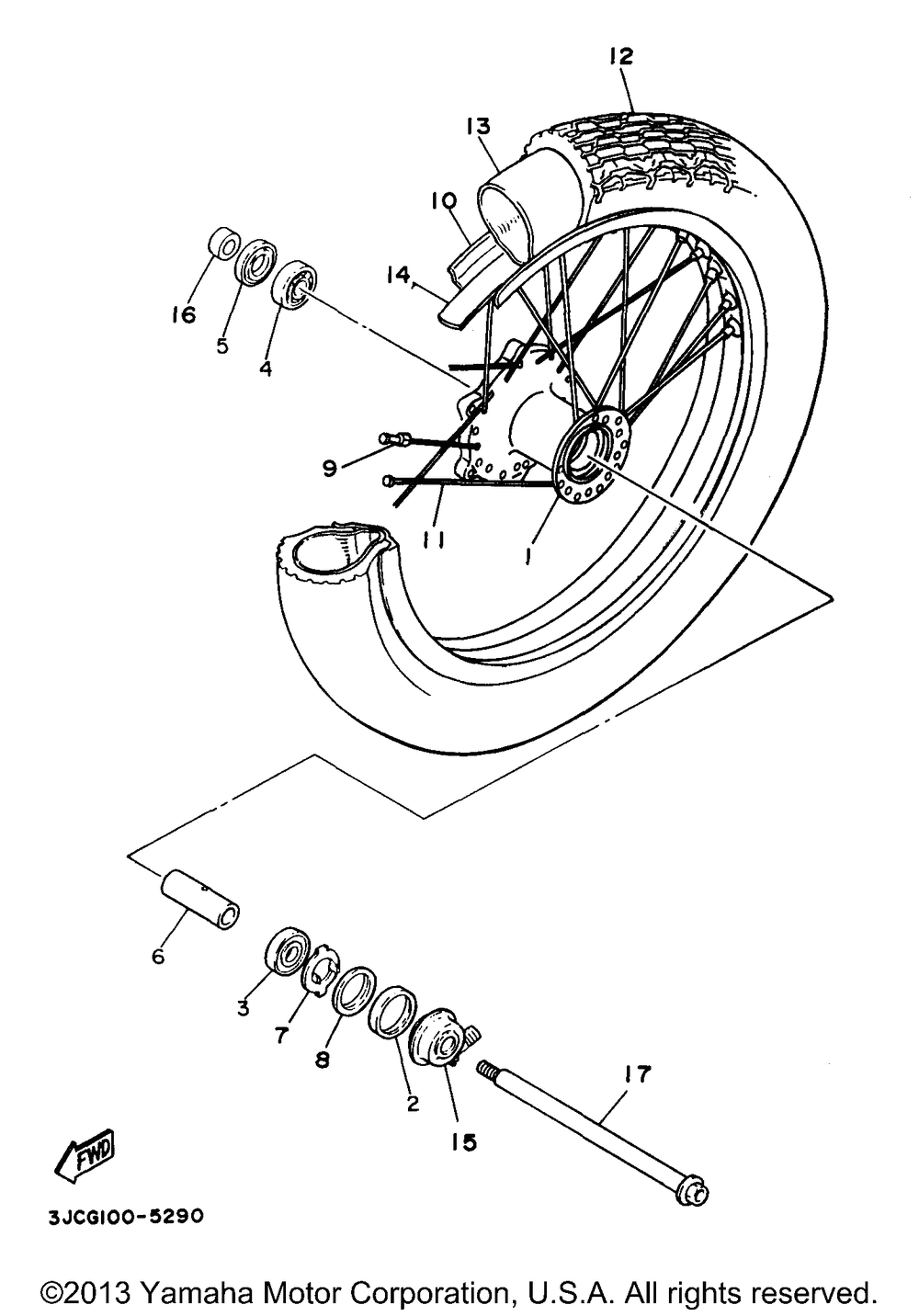 Front wheel