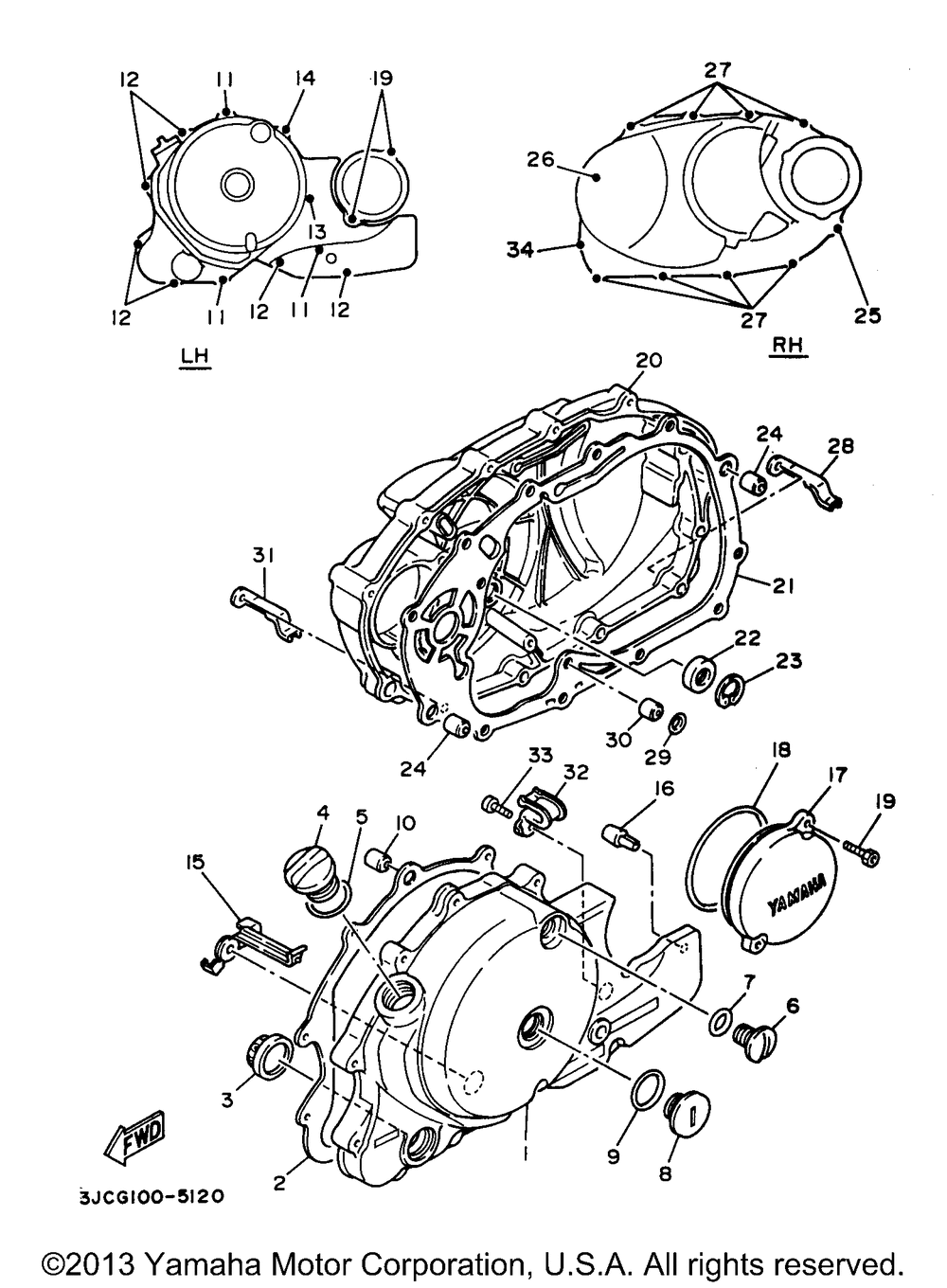 Crankcase cover 1