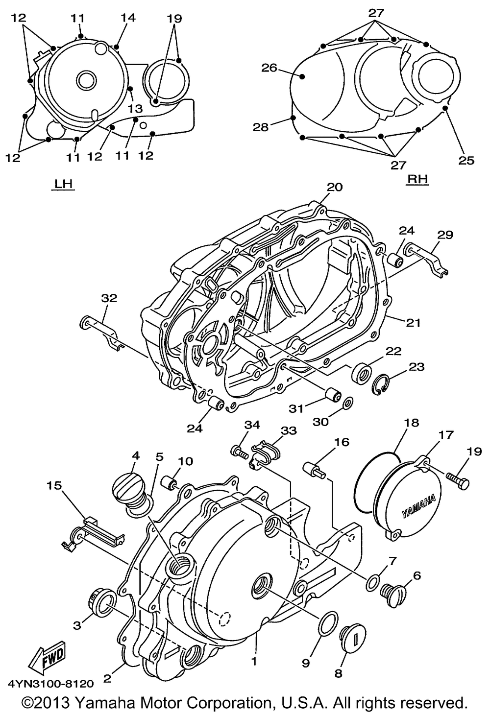 Crankcase cover 1