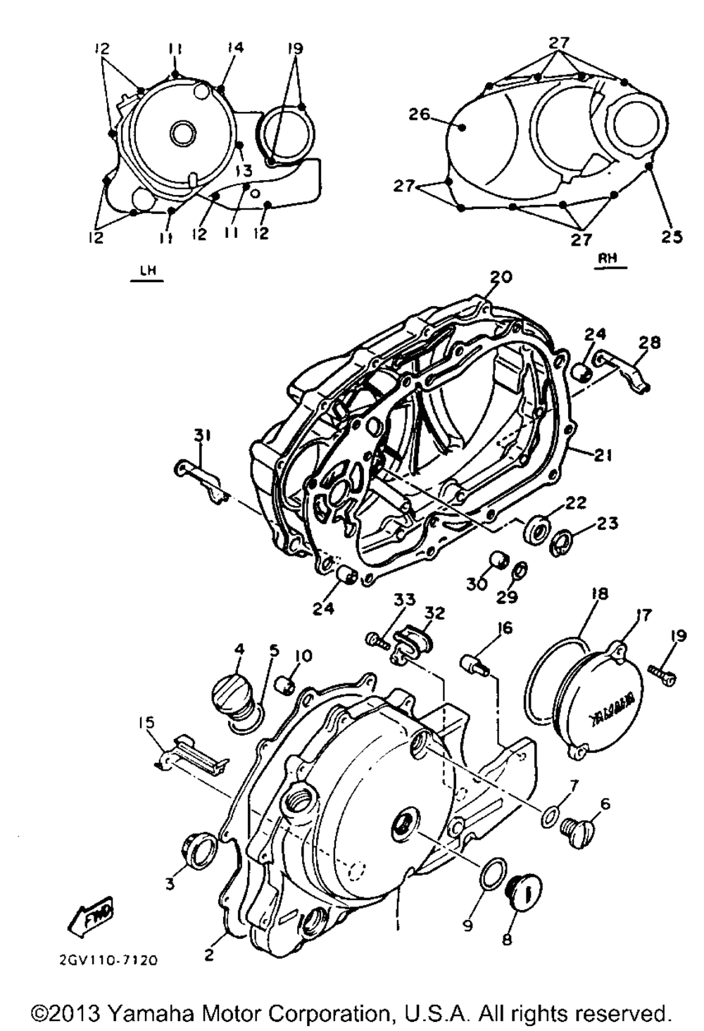 Crankcase cover 1