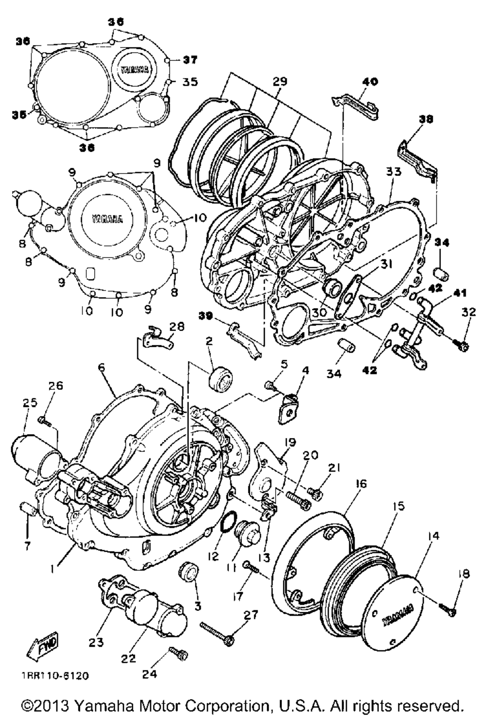 Crankcase cover 1