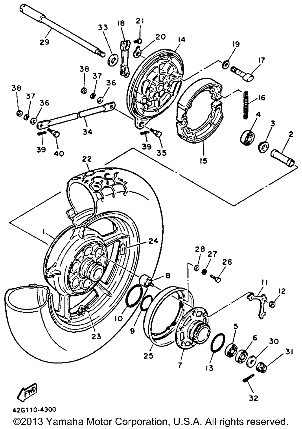 Rear wheel