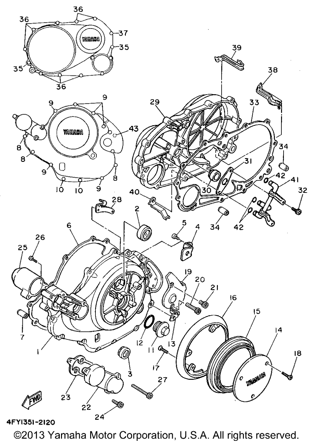 Crankcase cover 1