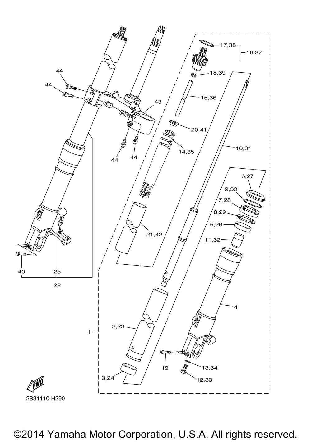 Front fork