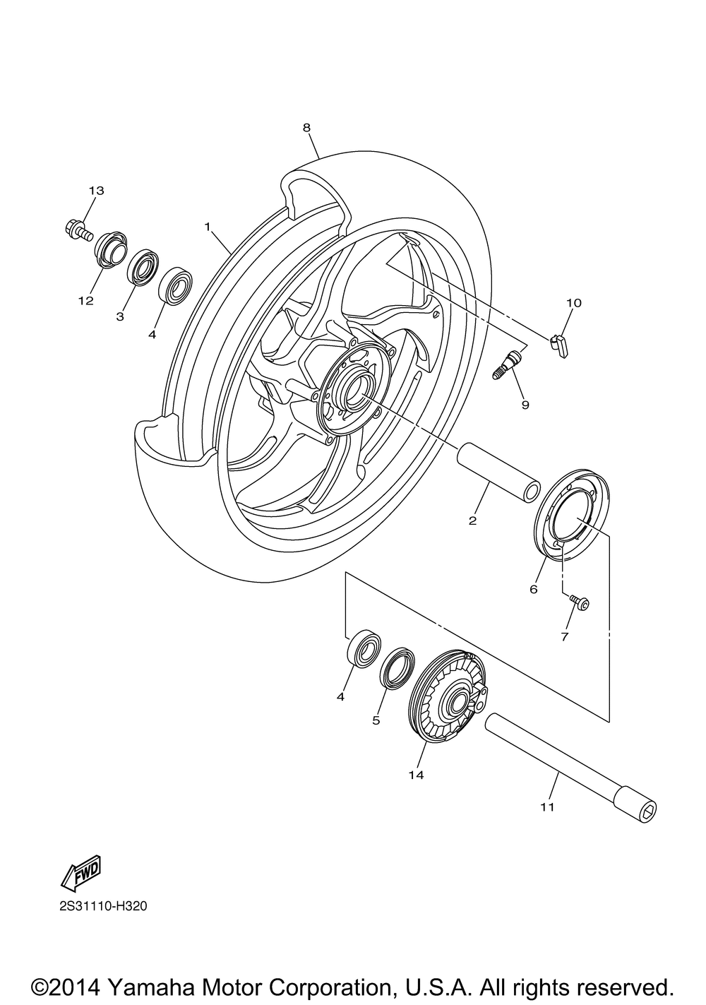 Front wheel