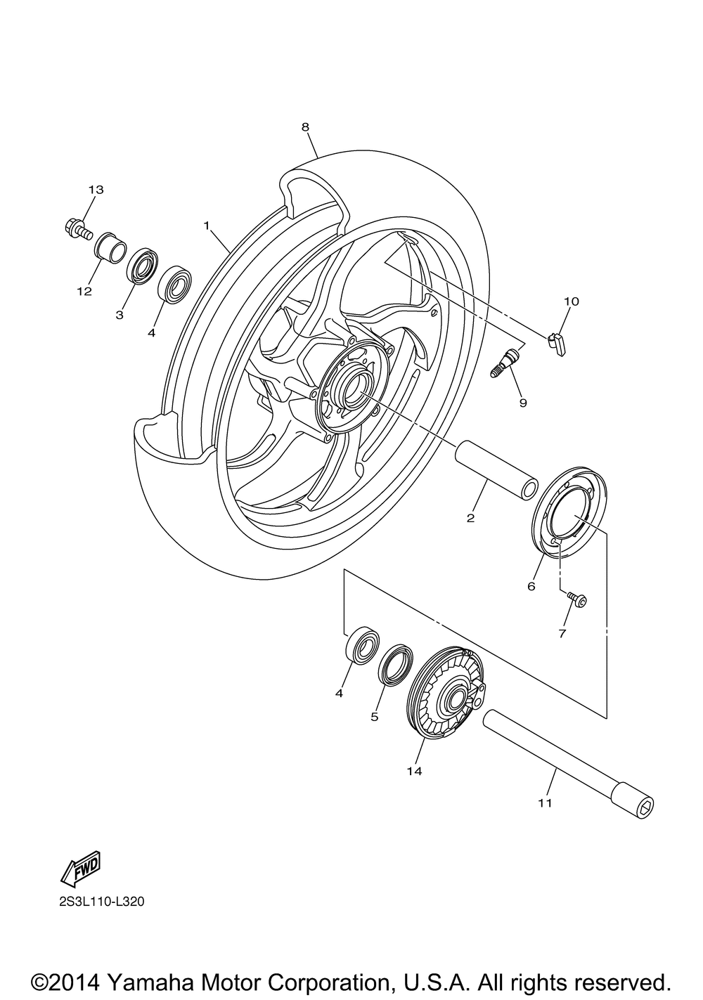 Front wheel