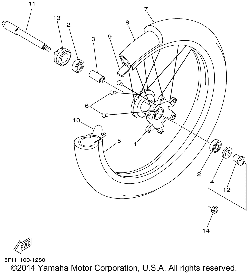 Front wheel