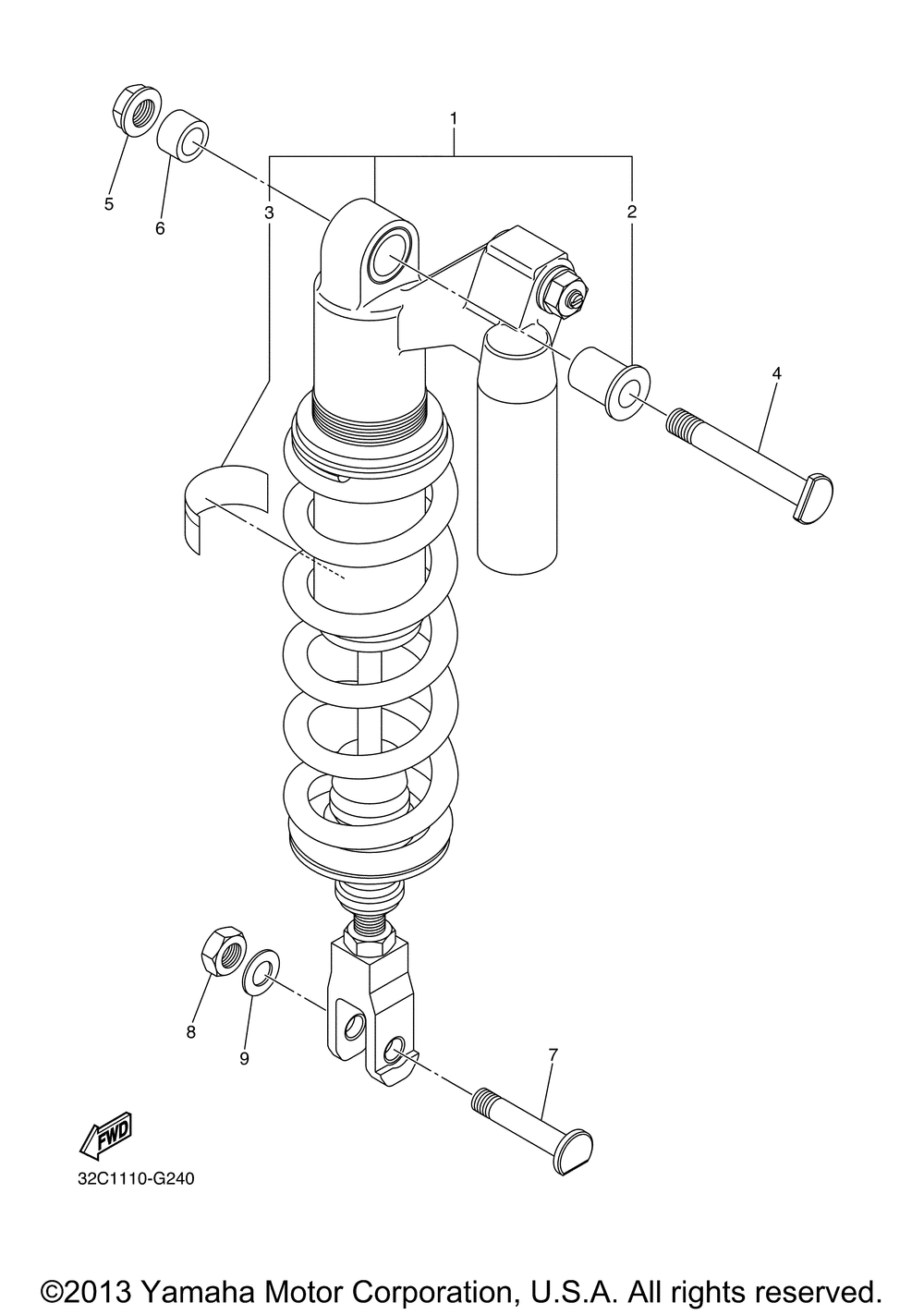 Rear suspension