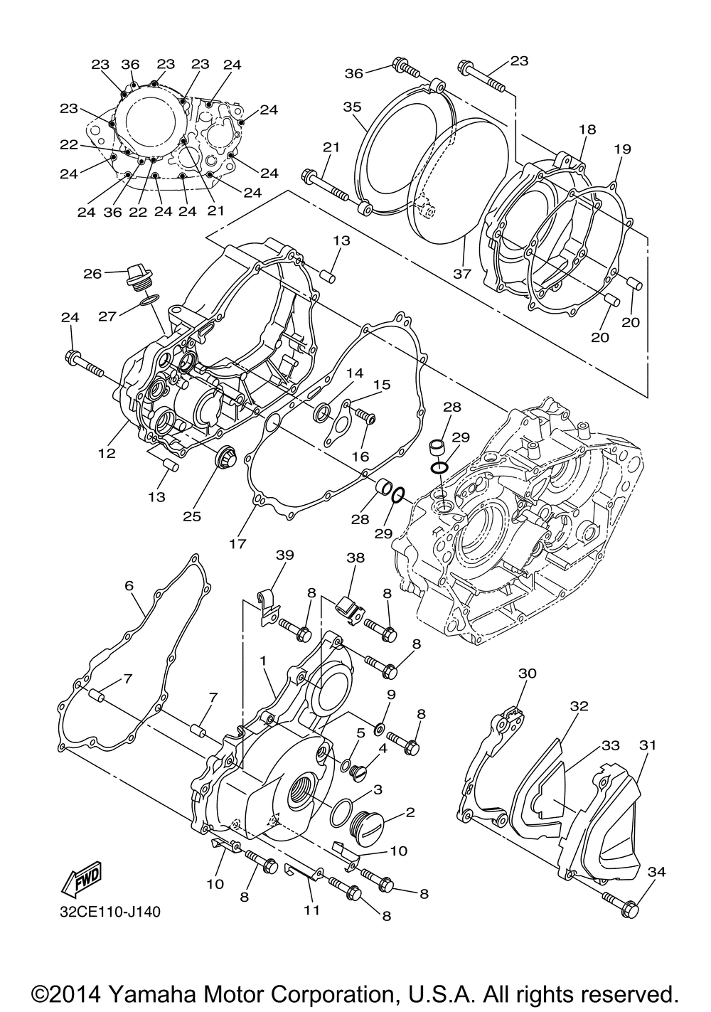 Crankcase cover 1