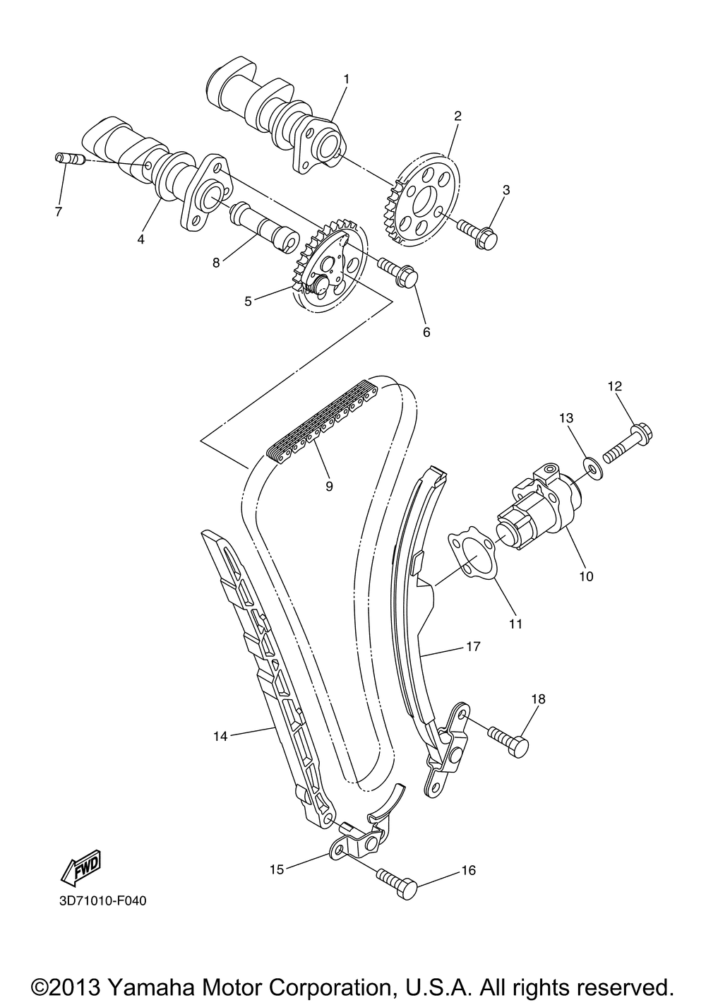 Camshaft chain