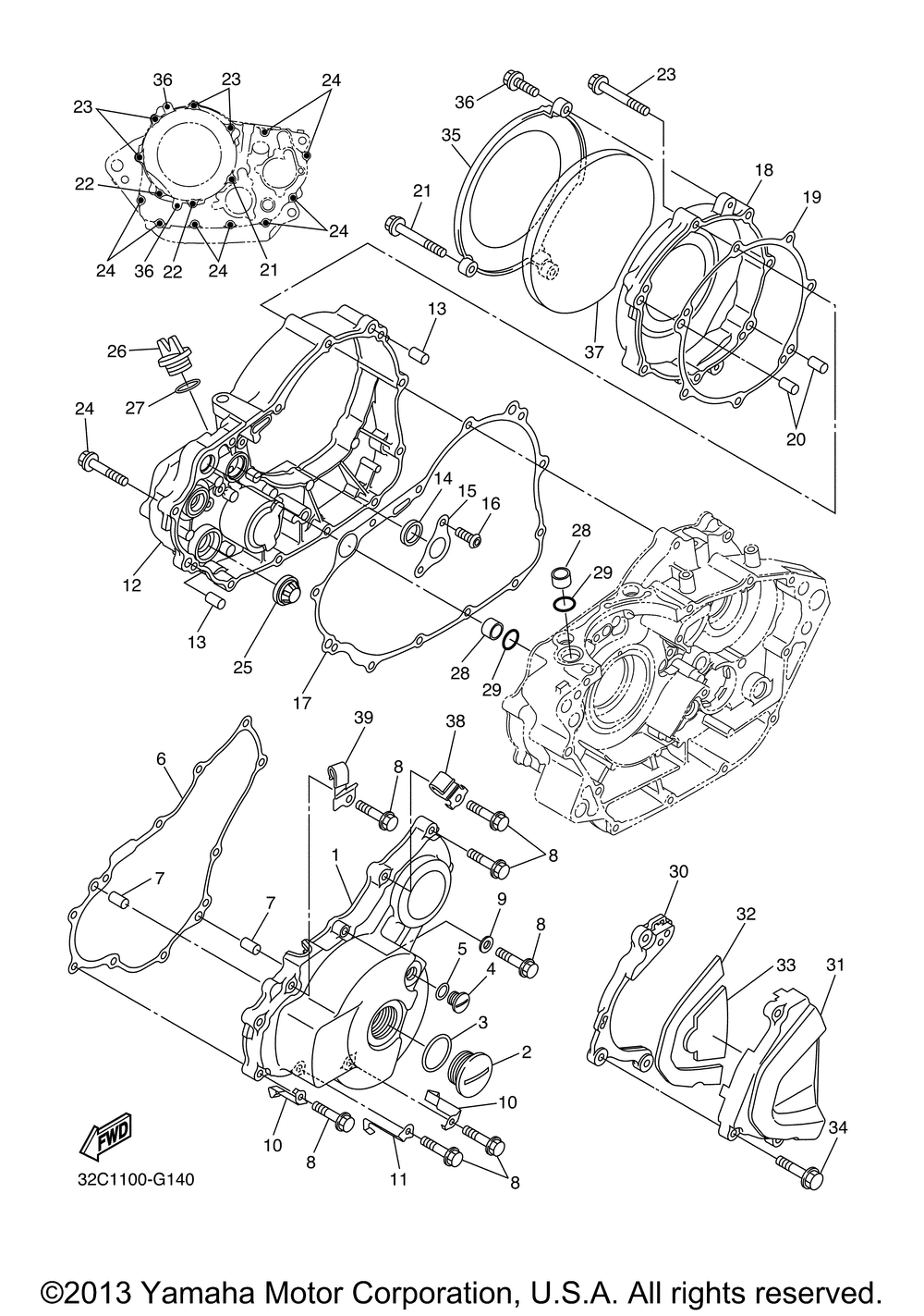 Crankcase cover 1