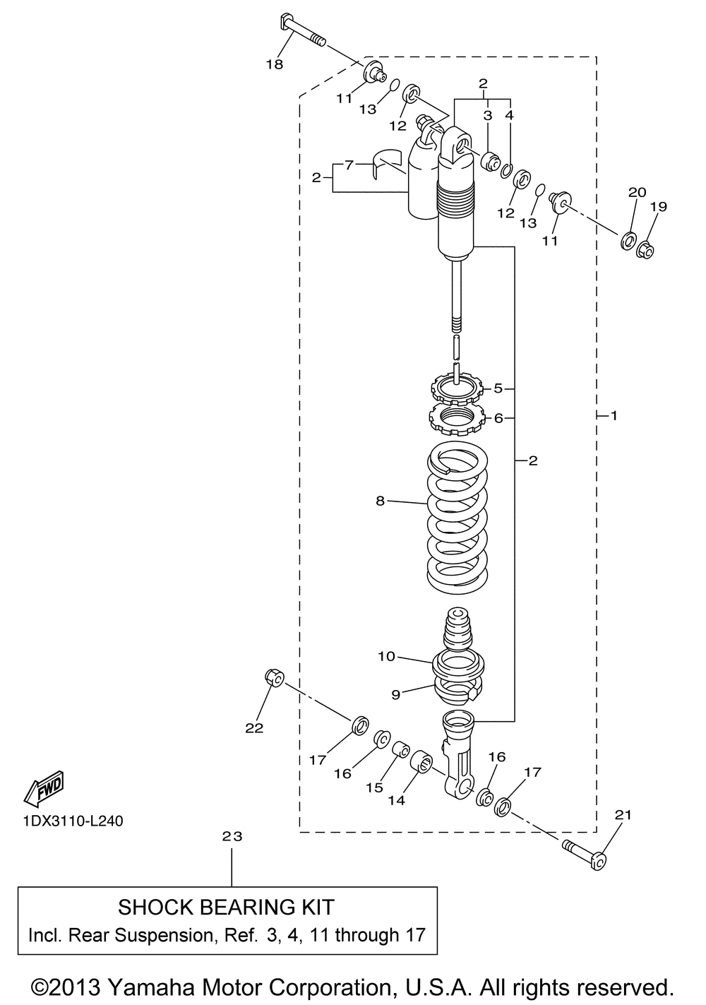 Rear suspension