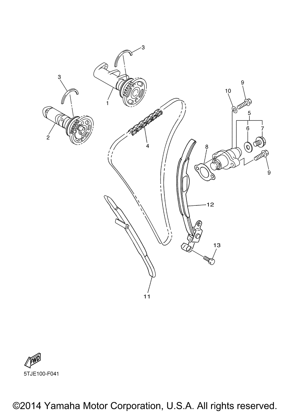 Camshaft chain