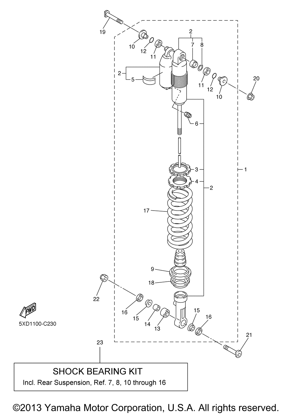 Rear suspension