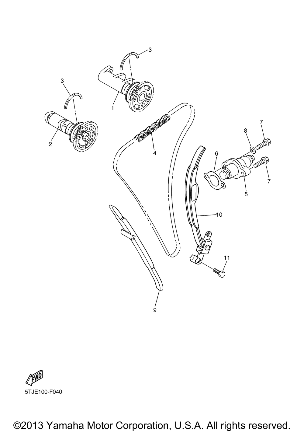 Camshaft chain