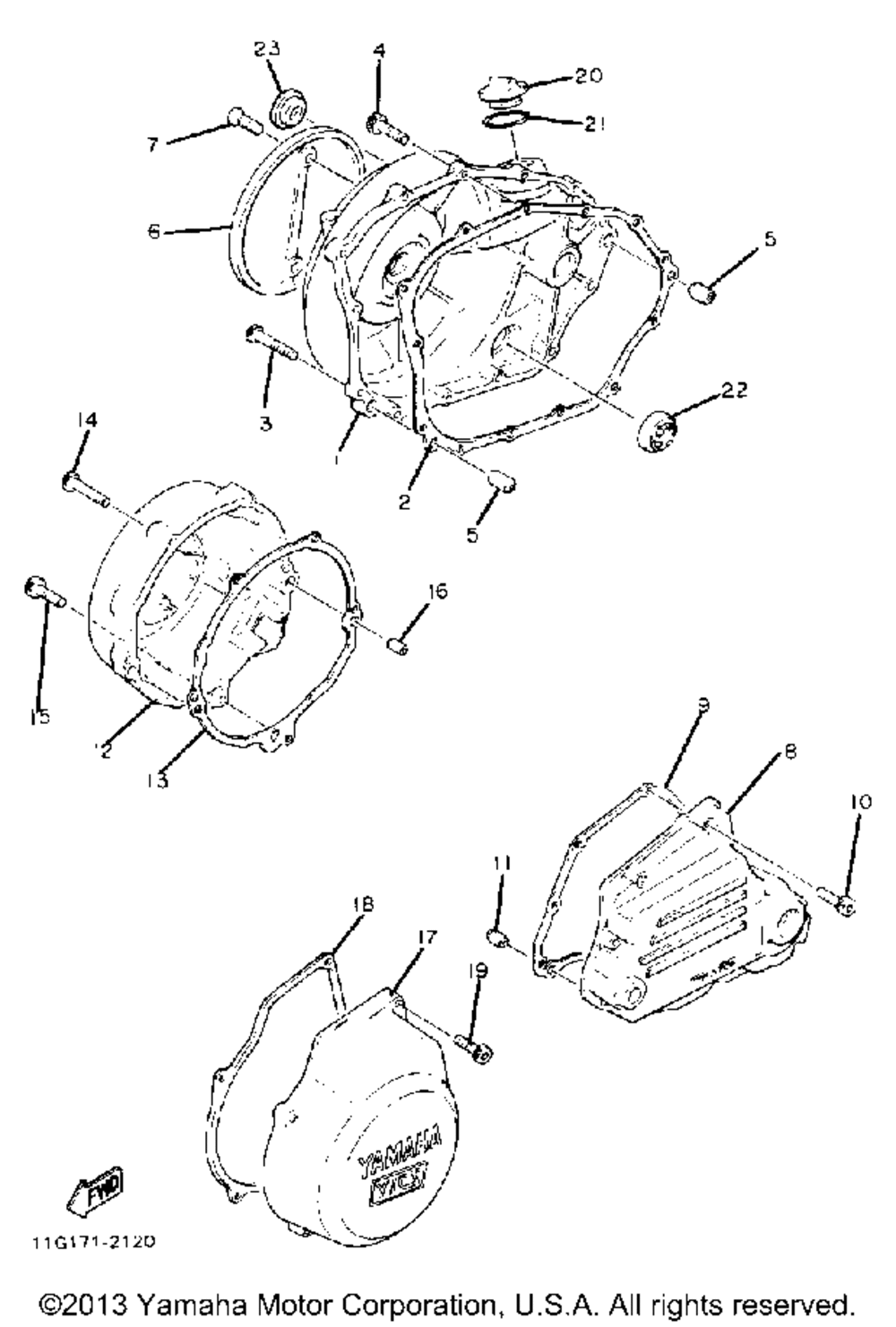 Crankcase cover