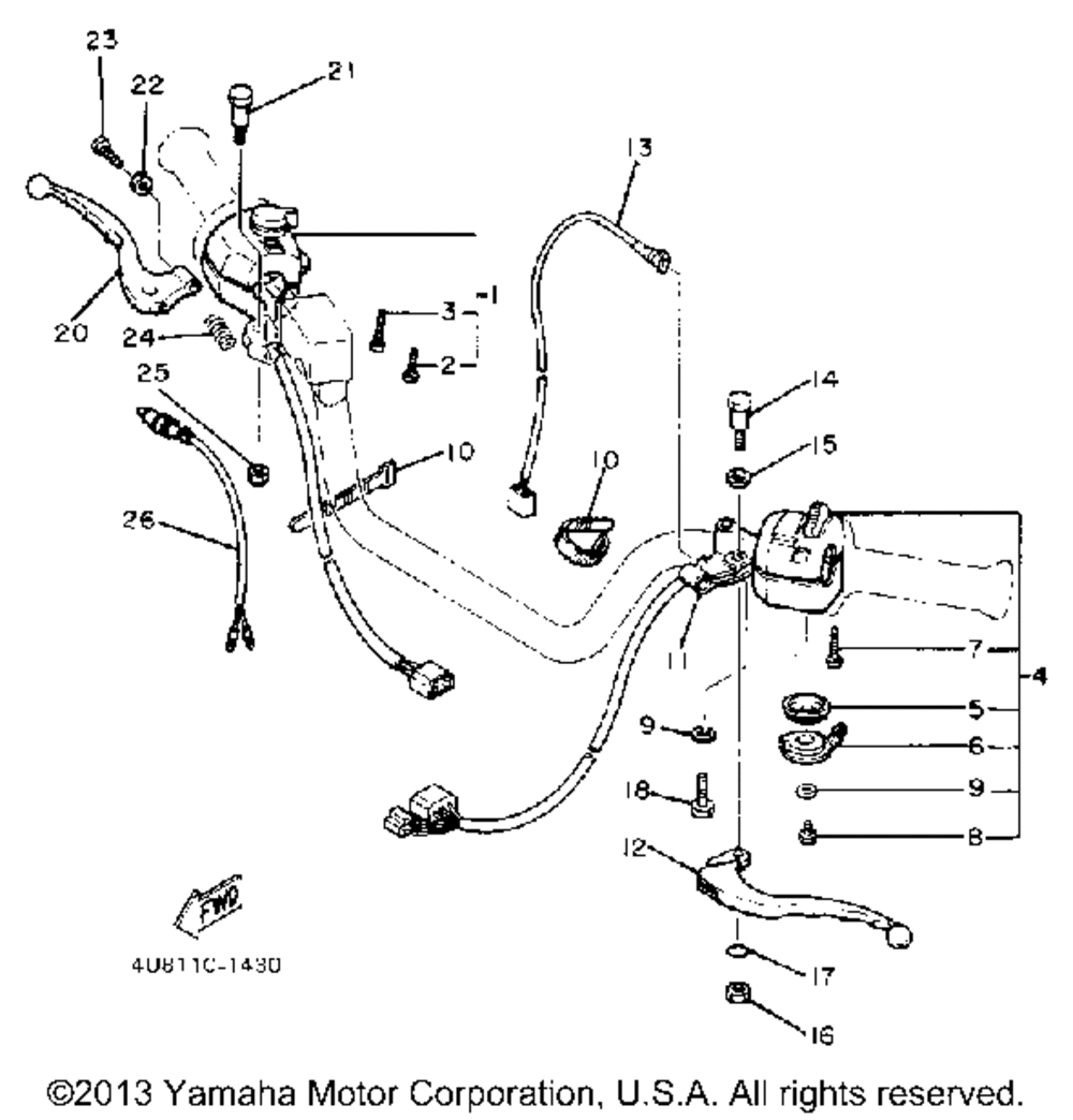 Handle switch lever