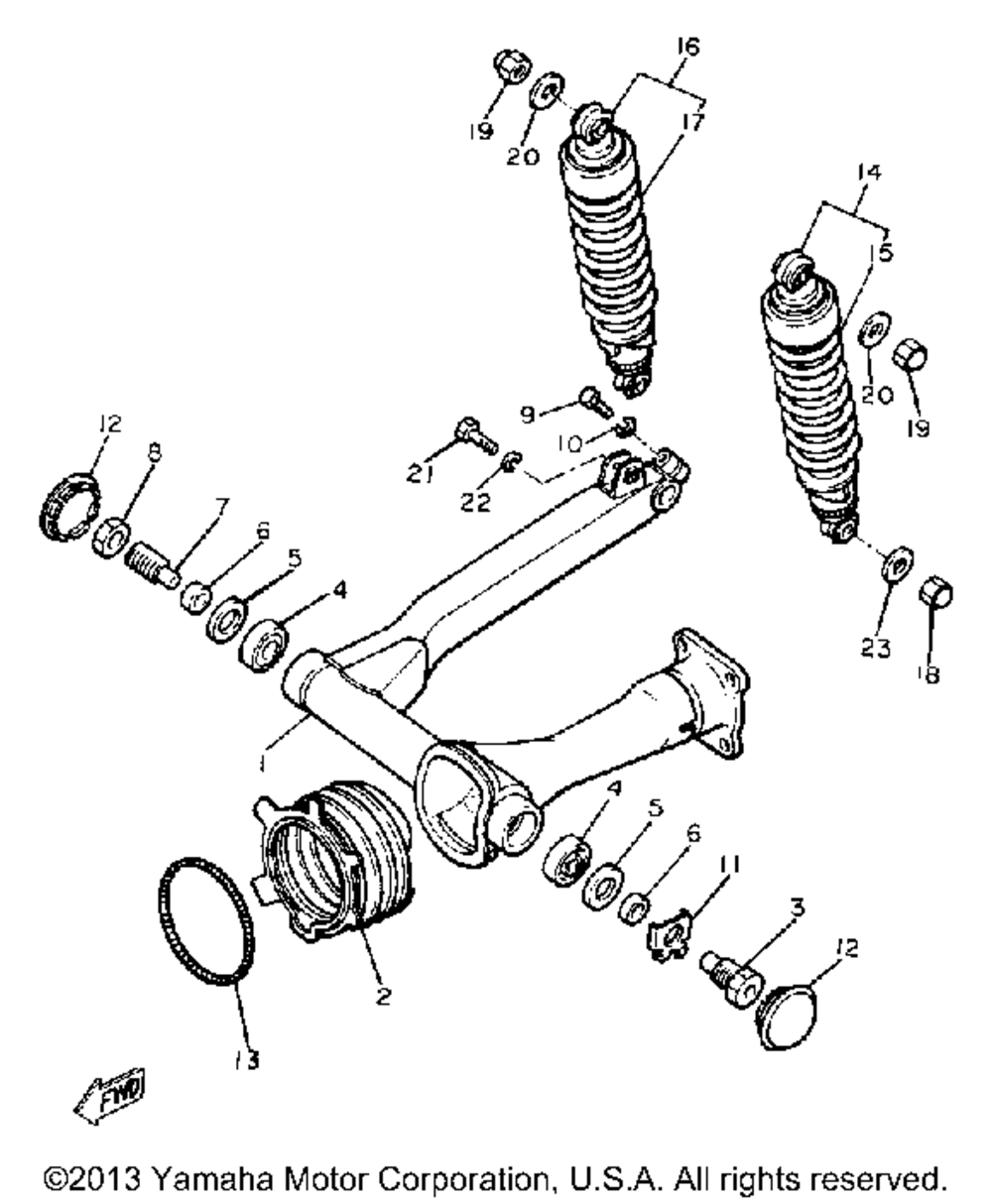 Rear arm suspension