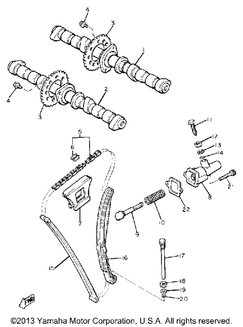 Camshaft chain