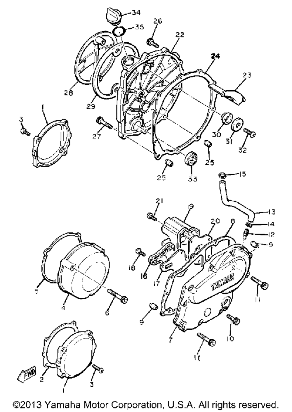 Crankcase cover