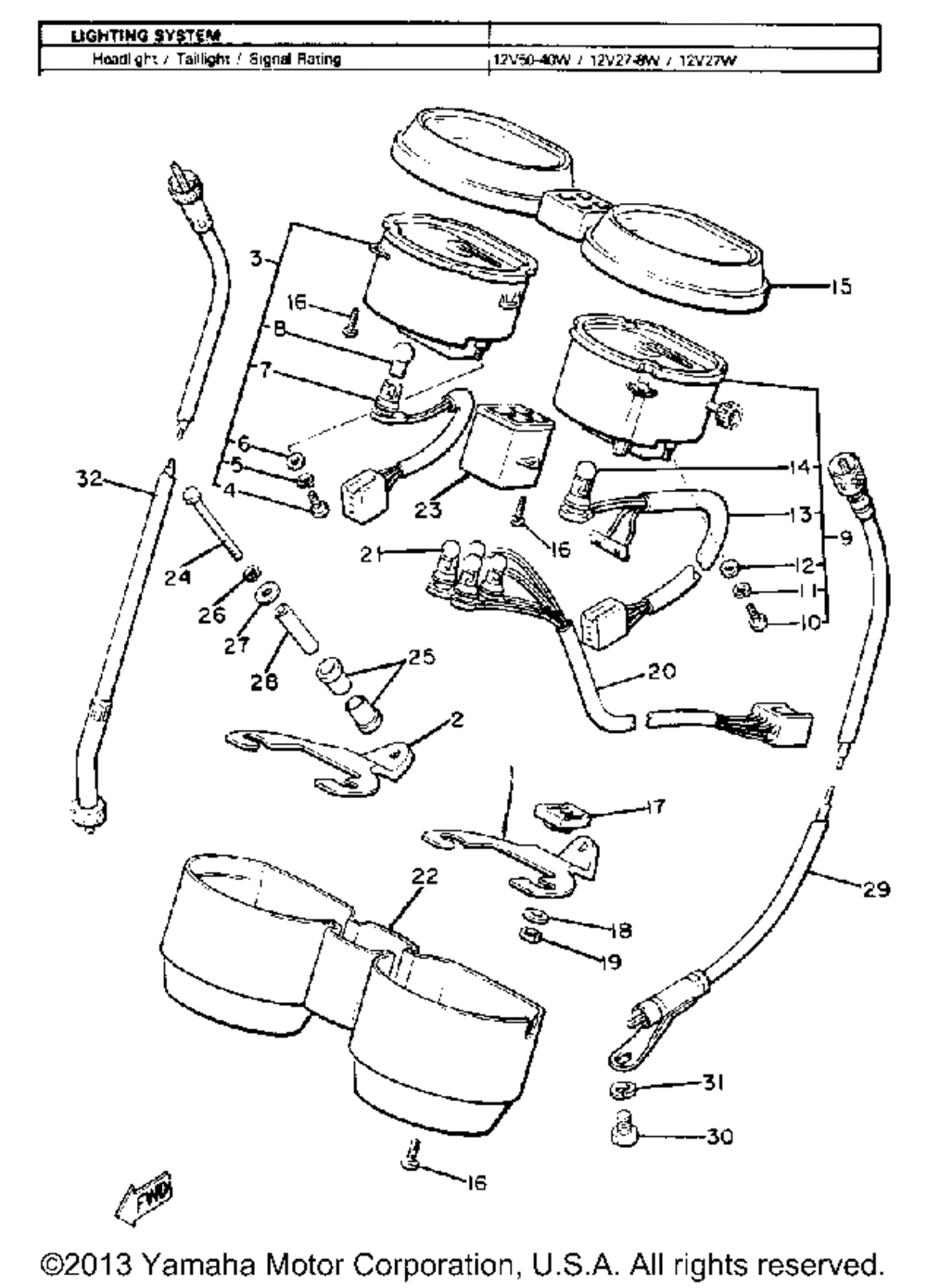 Speedometer tachometer