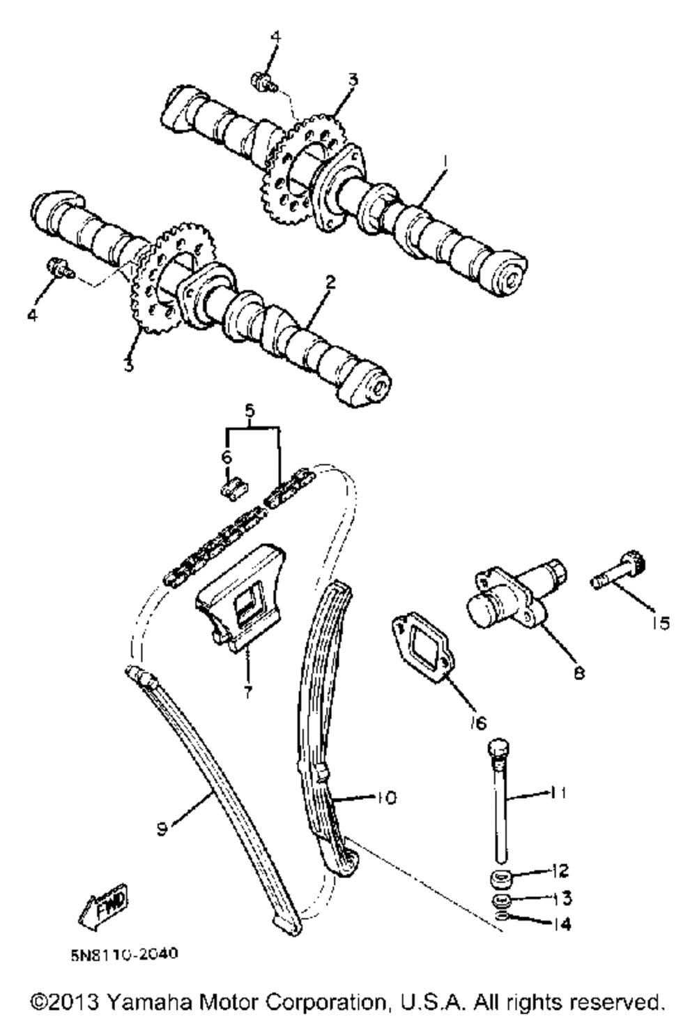 Camshaft chain