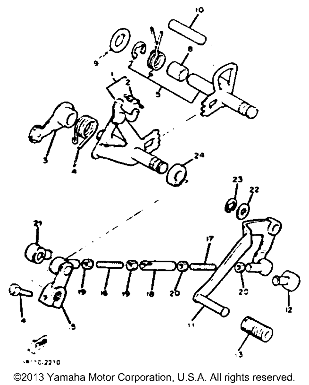 Shift shaft