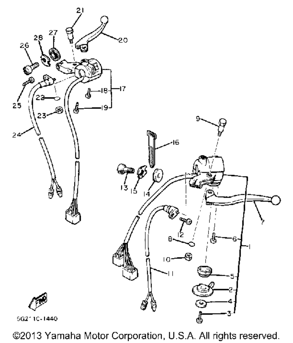 Handle switch lever