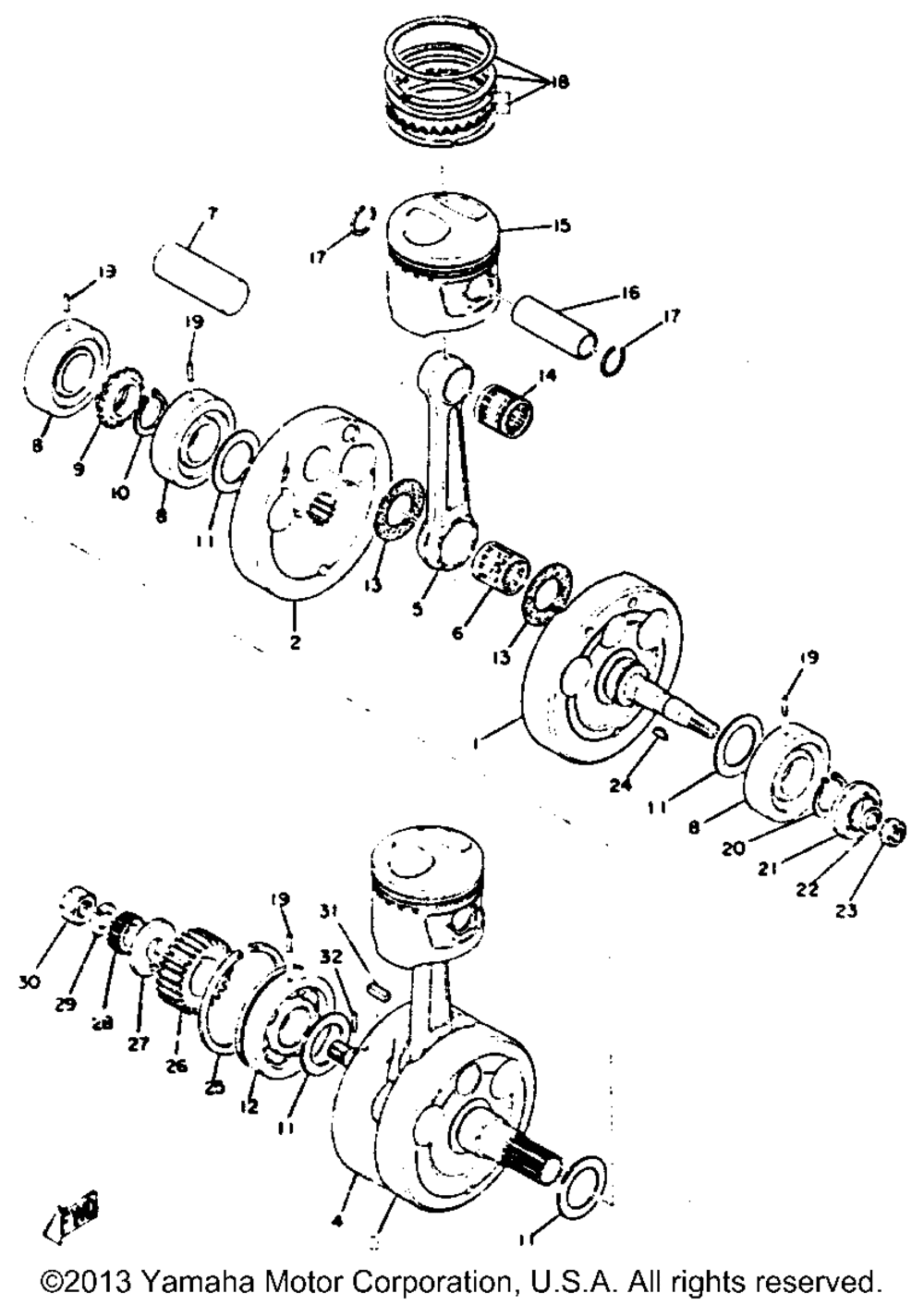 Crank - piston