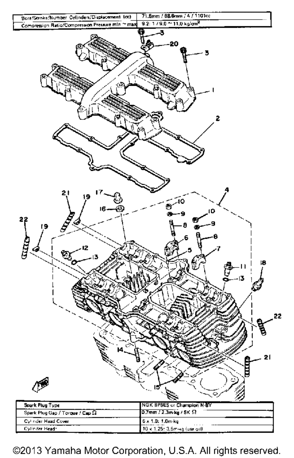 Cylinder head - cylinder head cover