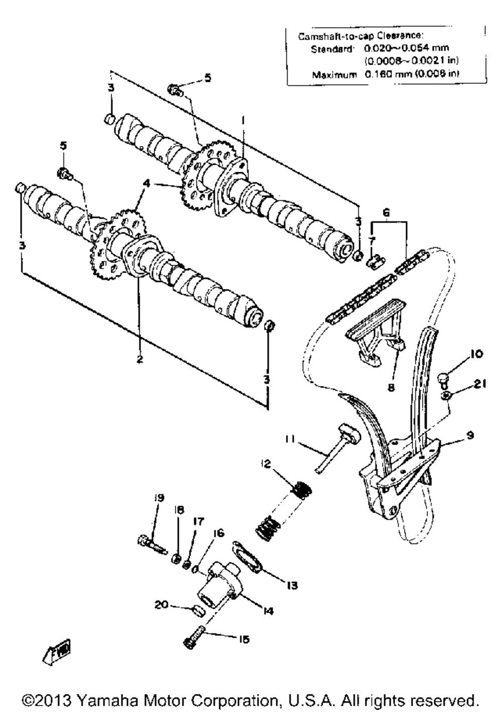 Camshaft - chain