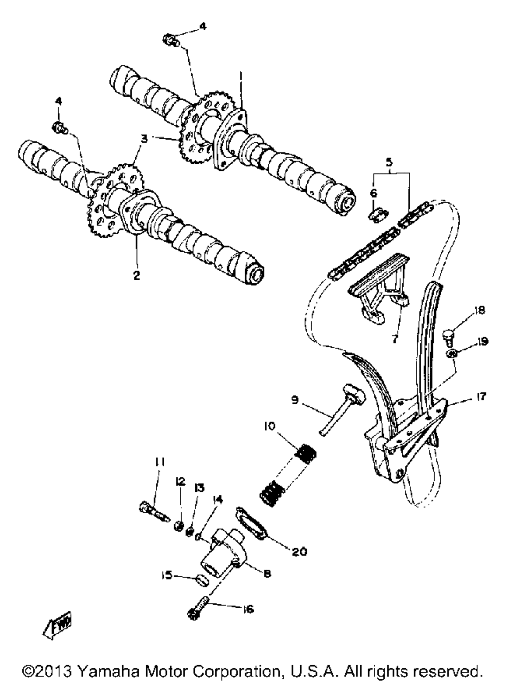 Camshaft chain