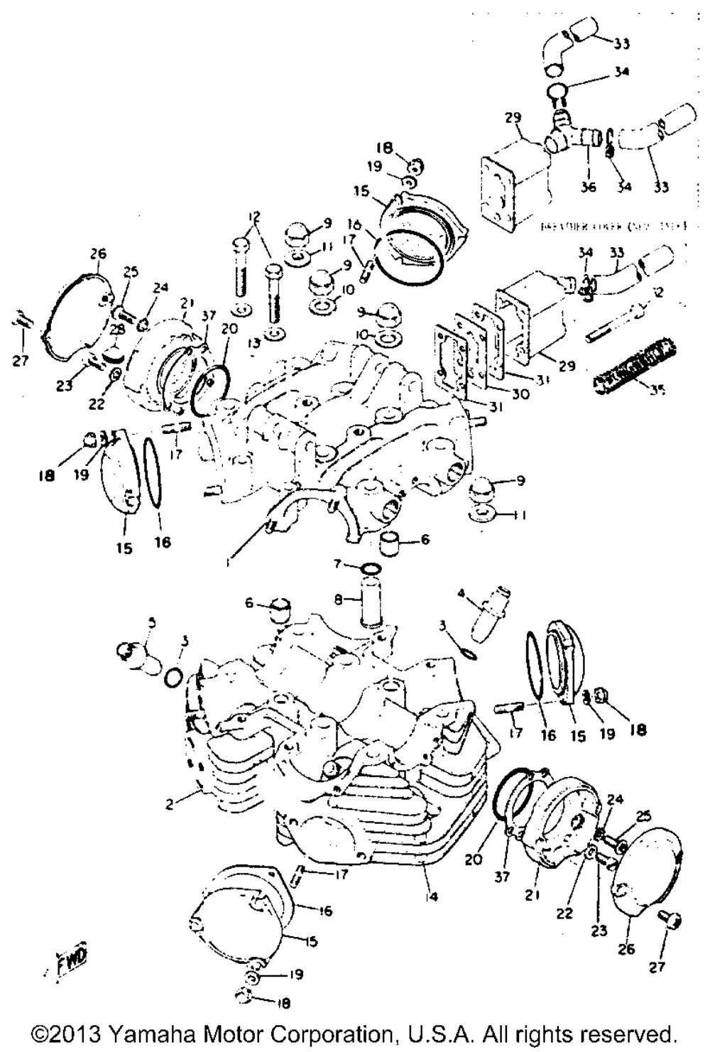 Cylinder head - cylinder head cover