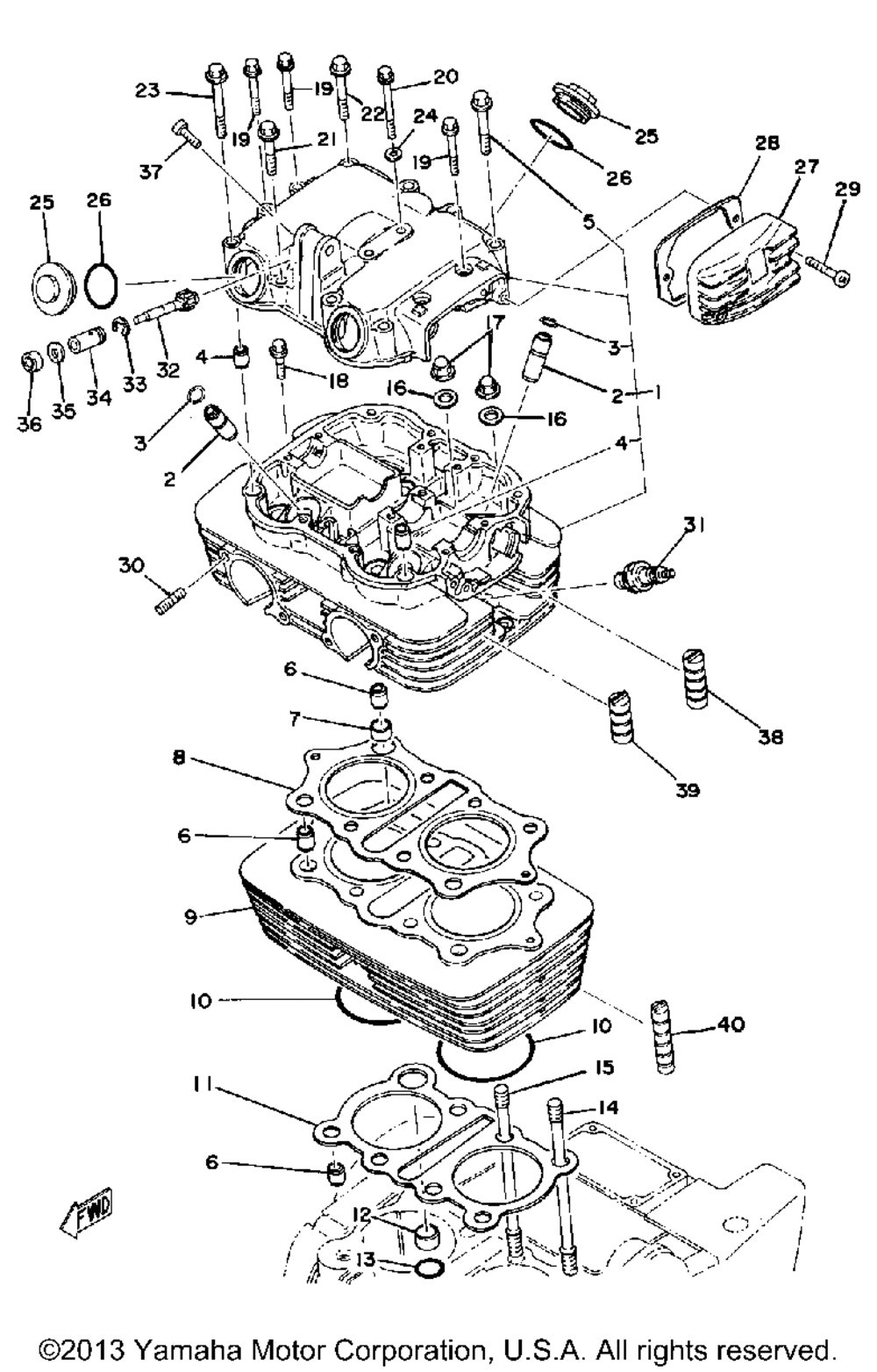 Cylinder head-cylinder