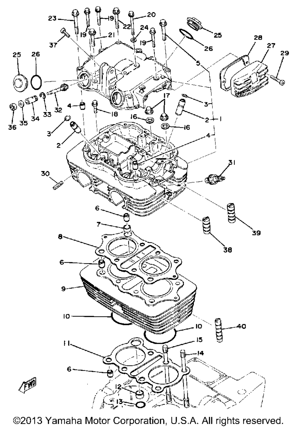 Cylinder head-cylinder