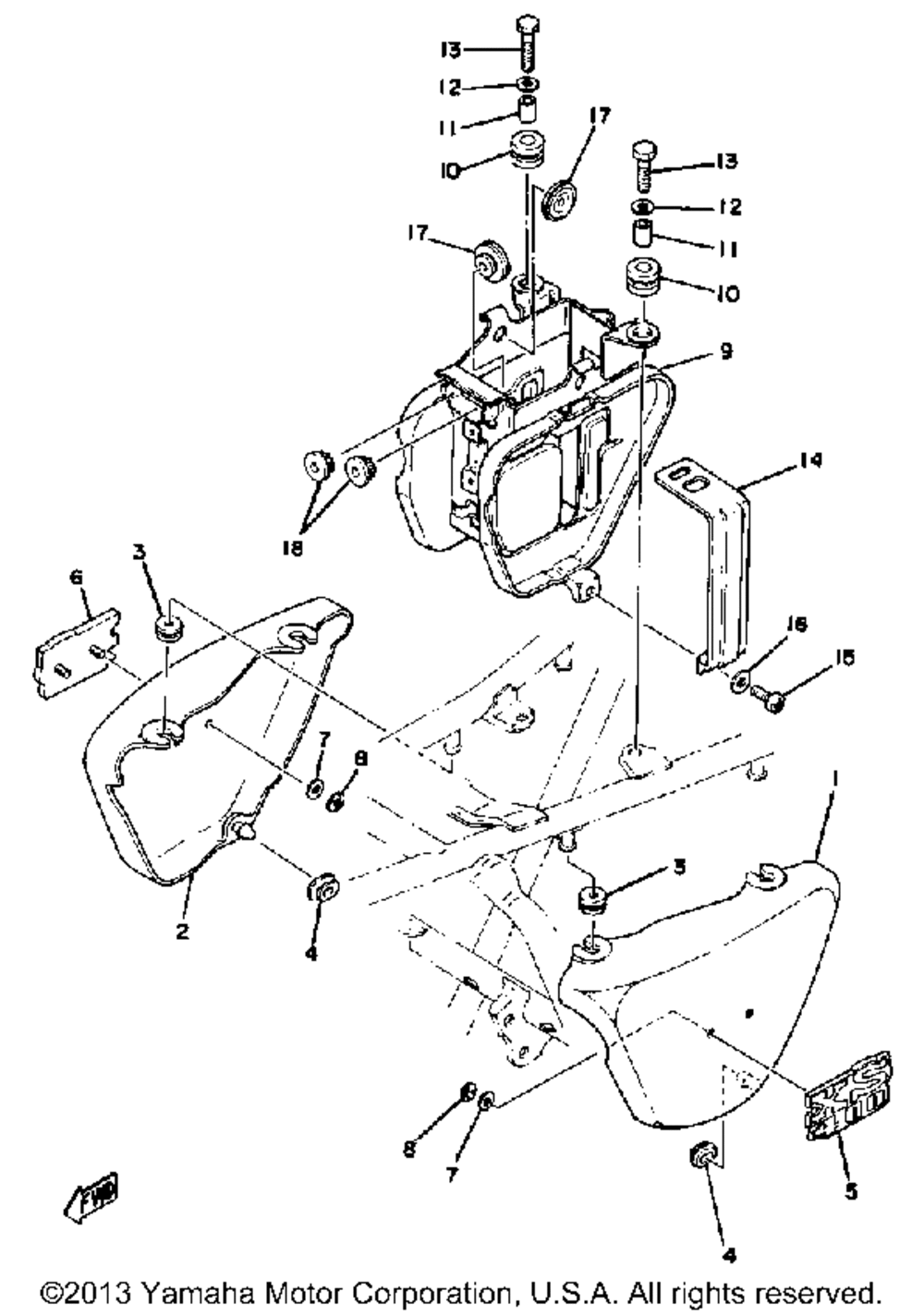 Side cover - battery box