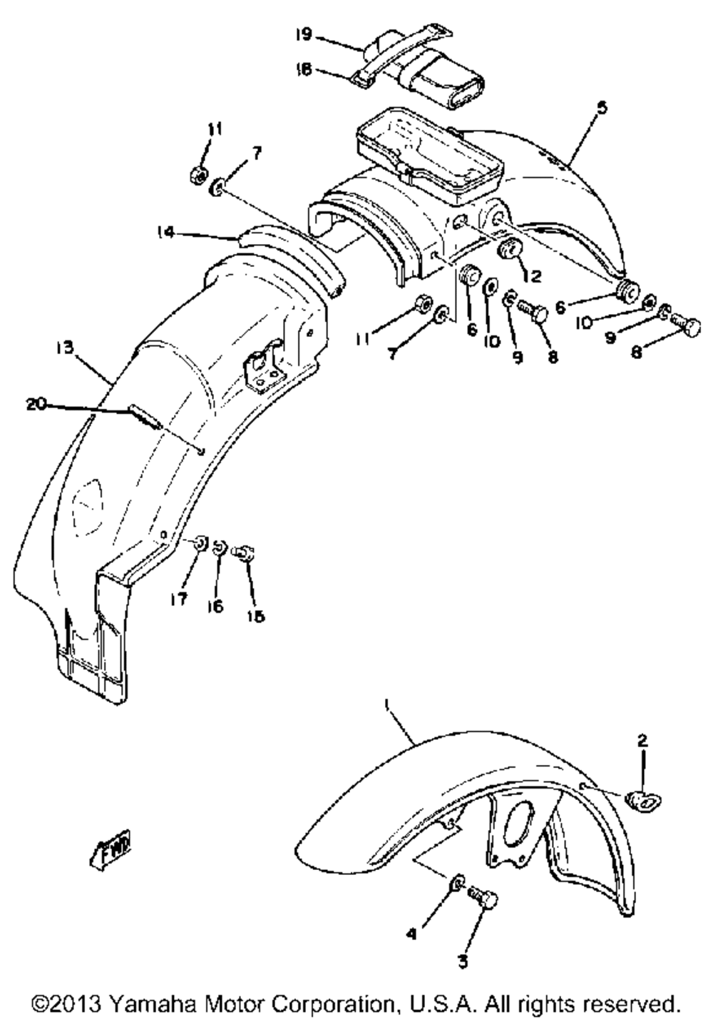 Front fender - rear fender