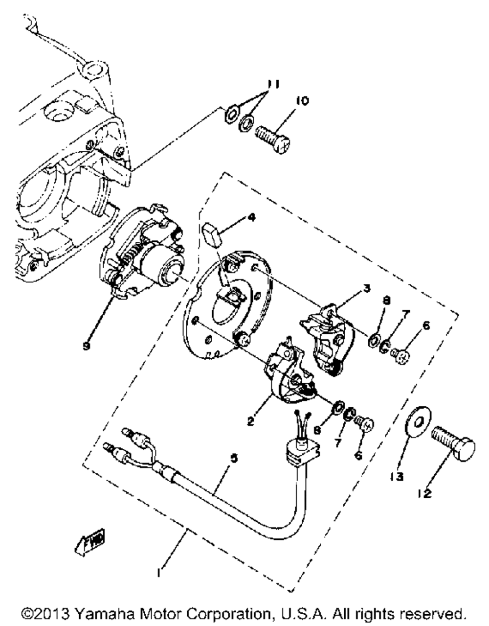 Contact breaker - governor