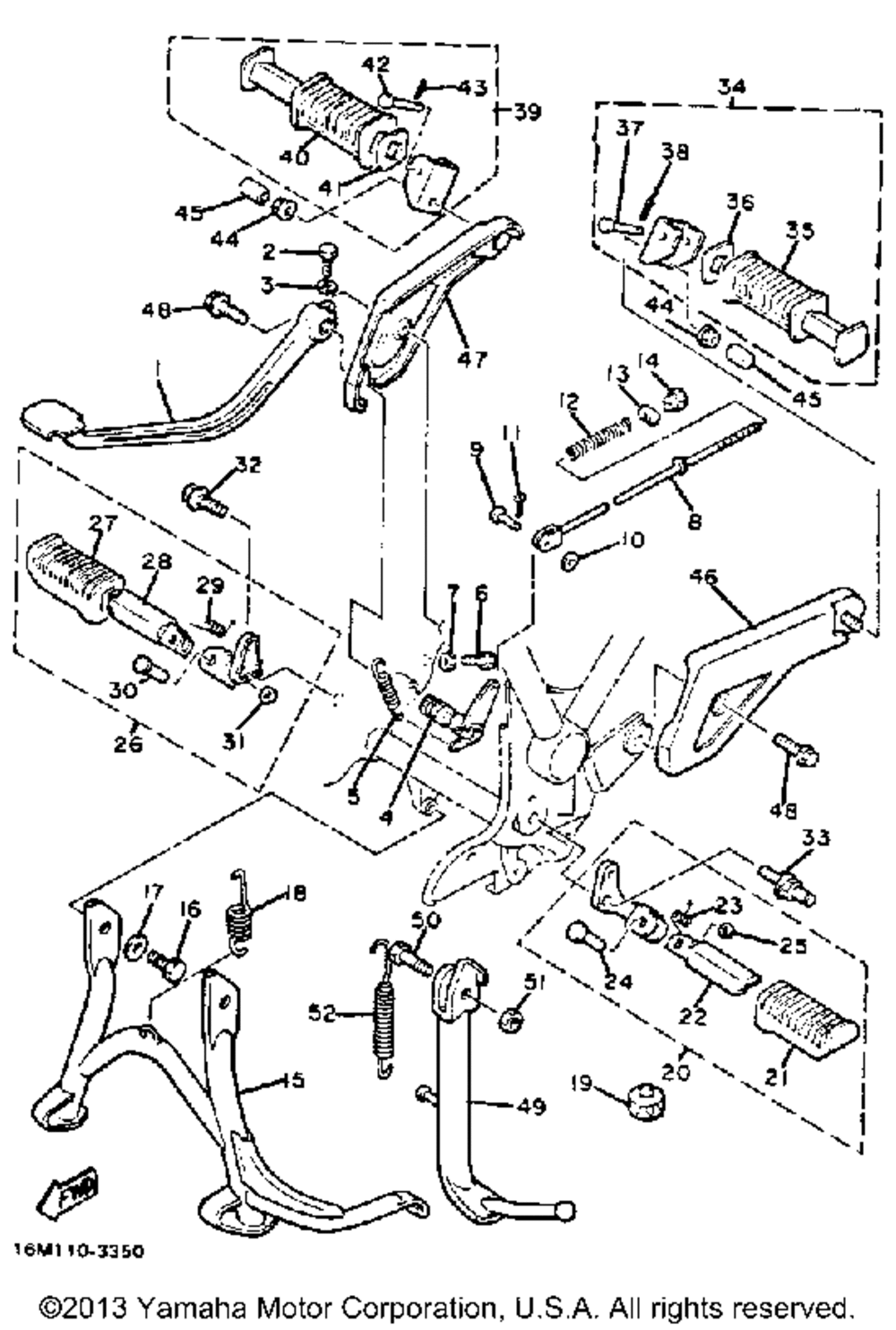 Stand footrest