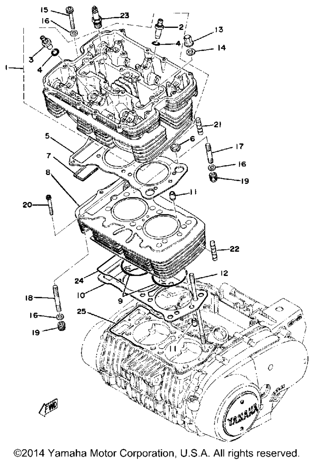 Cylinder head - cylinder