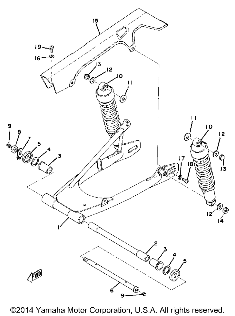 Rear arm - rear cushion