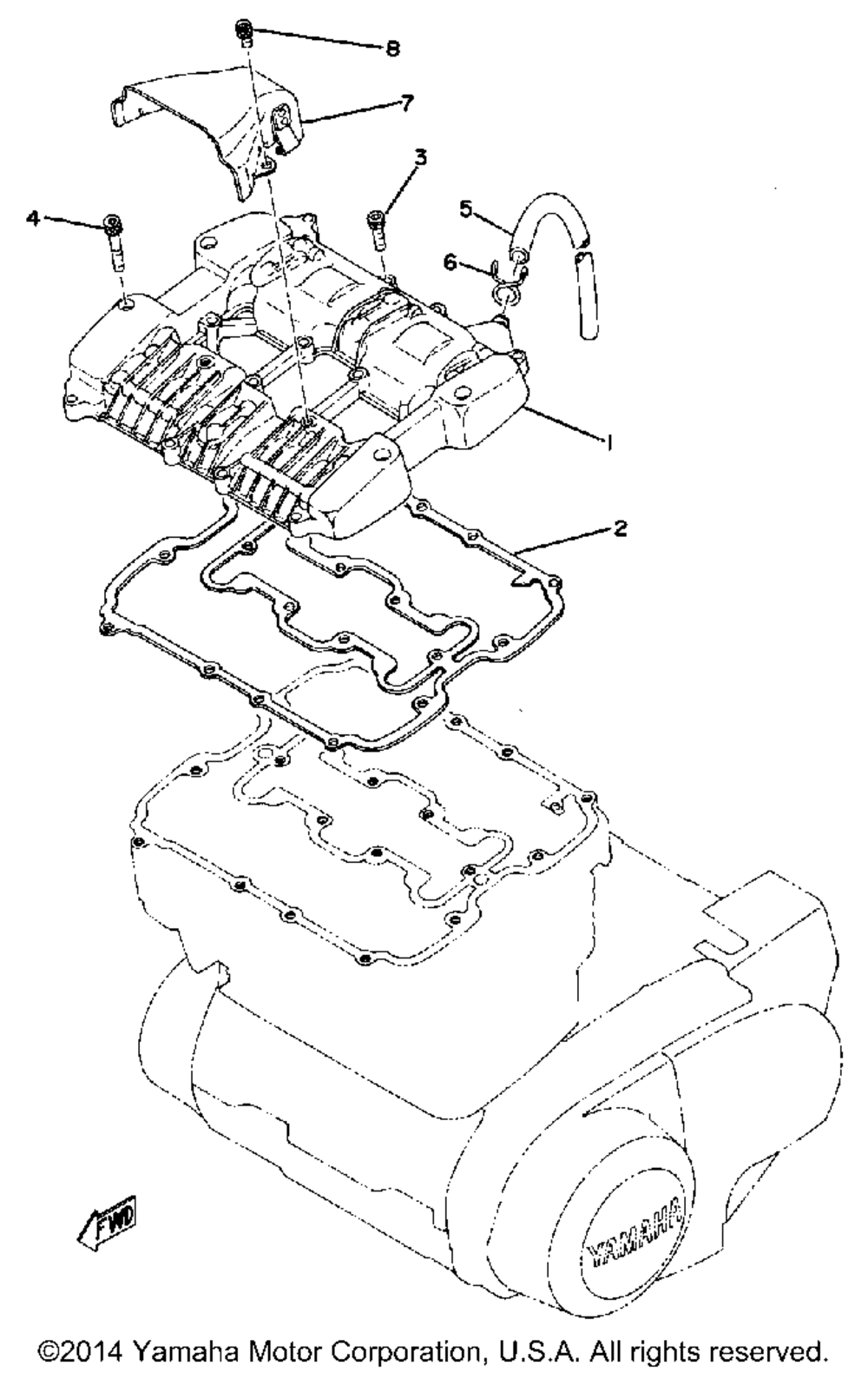 Cylinder head cover