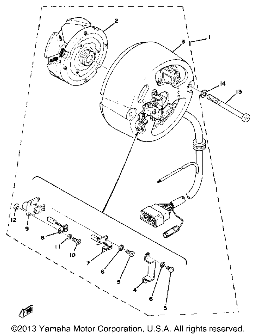 Ac generator xs650d e e006501~ f